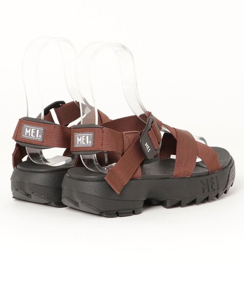 MEI（メイ）の「【 MEI / メイ 】Recycled tape SANDAL  テープサンダル スポーツサンダル レディースサイズ（サンダル・レディース・ブラック/ブラウン・S/M/L）」の3枚目の写真