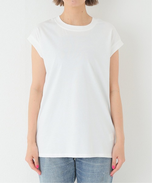 JOINT WORKS（ジョイントワークス）の「J-ワイドノースリTシャツ（Tシャツ/カットソー・レディース・ブラック/ライトグレー/ホワイト・FREE）」の6枚目の写真