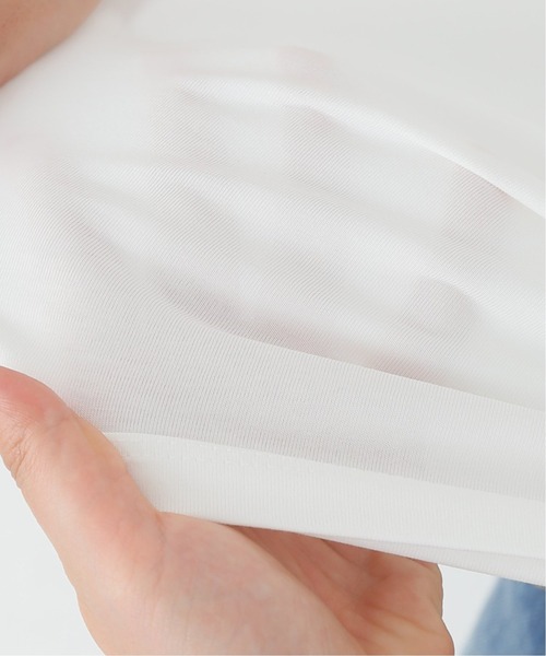 JOINT WORKS（ジョイントワークス）の「J-ワイドノースリTシャツ（Tシャツ/カットソー・レディース・ブラック/ライトグレー/ホワイト・FREE）」の5枚目の写真