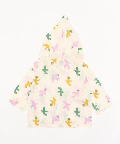 moimoln（モイモルン）の「クリップウィンドブレーカー（ナイロンジャケット・キッズ・アイボリー・100cm/130cm/110cm/90cm/120cm）」の2枚目の写真