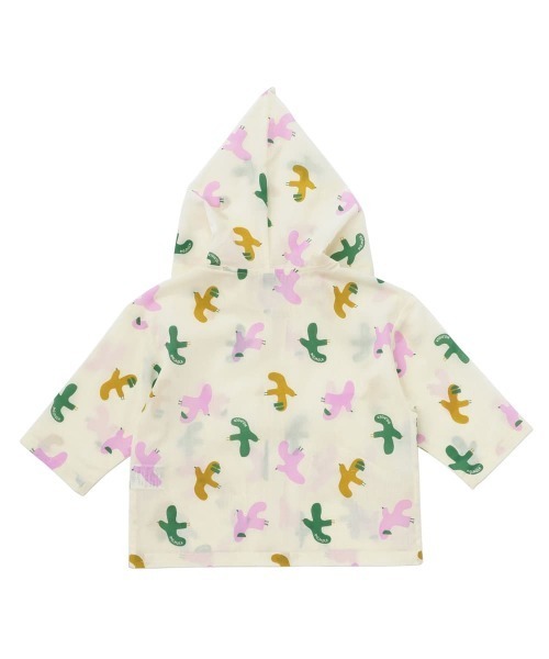 moimoln（モイモルン）の「クリップウィンドブレーカー（ナイロンジャケット・キッズ・アイボリー・100cm/130cm/110cm/90cm/120cm）」の4枚目の写真