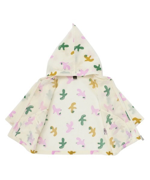 moimoln（モイモルン）の「クリップウィンドブレーカー（ナイロンジャケット・キッズ・アイボリー・100cm/130cm/110cm/90cm/120cm）」の5枚目の写真