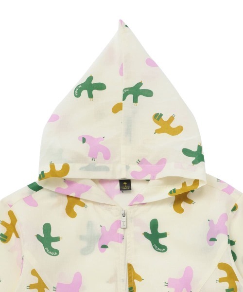 moimoln（モイモルン）の「クリップウィンドブレーカー（ナイロンジャケット・キッズ・アイボリー・100cm/130cm/110cm/90cm/120cm）」の6枚目の写真