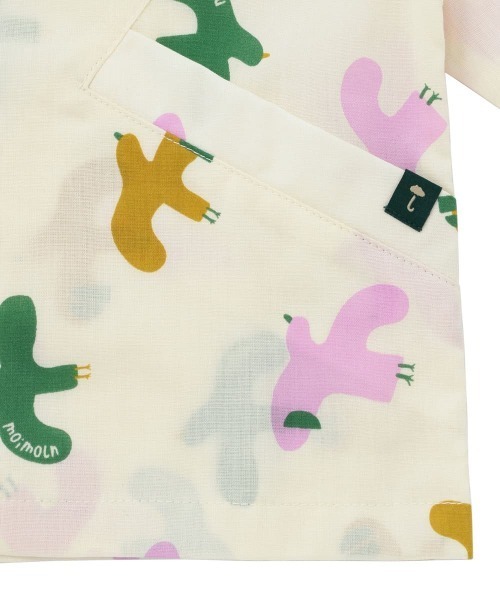 moimoln（モイモルン）の「クリップウィンドブレーカー（ナイロンジャケット・キッズ・アイボリー・100cm/130cm/110cm/90cm/120cm）」の8枚目の写真