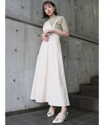 MURUA | アシンメトリーパターンロングワンピース(ワンピース)