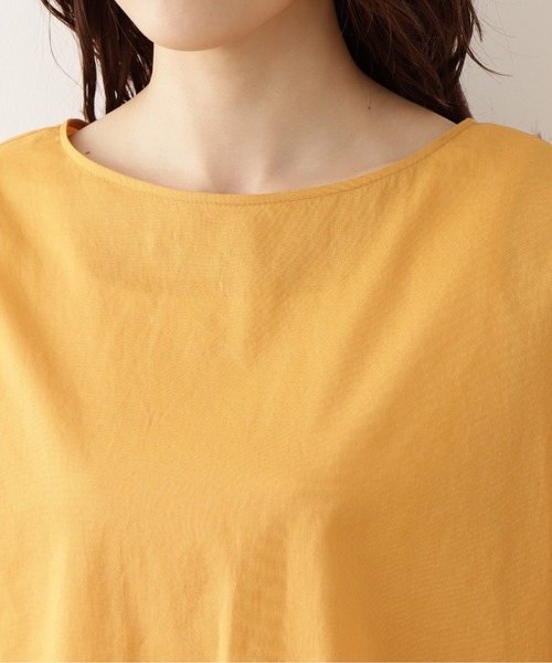 NATURAL BEAUTY BASIC（ナチュラルビューティーベーシック）の「オーガニックコットンバックツイストチュニックブラウス/0171210671（シャツ/ブラウス・レディース・マスタード/カーキ/オフホワイト・SMALL/MEDIUM）」の19枚目の写真