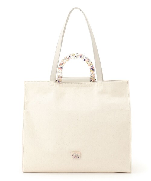 ANEVER（アンエバー）の「【MIMOSA】ビッグ トート（トートバッグ・レディース・ホワイト系/ブラック系・F）」の9枚目の写真