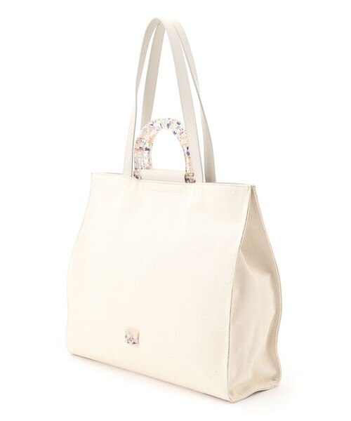 ANEVER（アンエバー）の「【MIMOSA】ビッグ トート（トートバッグ・レディース・ホワイト系/ブラック系・F）」の11枚目の写真