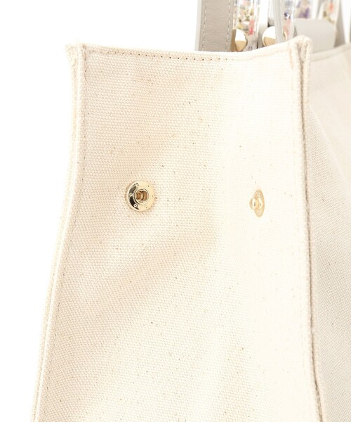 ANEVER（アンエバー）の「【MIMOSA】ビッグ トート（トートバッグ・レディース・ホワイト系/ブラック系・F）」の4枚目の写真