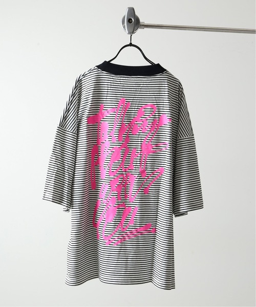 JOURNAL STANDARD（ジャーナルスタンダード）の「【SHELTECH×R.KAMIYAMA×JS】別注 BACK GRAFFITI Tシャツ（Tシャツ/カットソー・メンズ・ホワイト/ブラック/ホワイト系その他・LARGE/X-LARGE/MEDIUM）」の2枚目の写真
