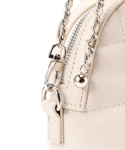 FREE'S MART（フリーズマート）の「【インフルエンサー森下愛里沙さんレコメンド】◆ボストンチェーンショルダーバッグ（ショルダーバッグ・レディース・ホワイト/ブラック/ライトブルー/ホワイト系その他・ﾌﾘ-）」の15枚目の写真