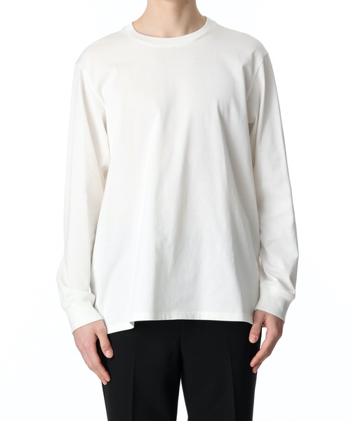ATTACHMENT（アタッチメント）の「MARCERIZATION JERSEY L/S T-SHIRT（Tシャツ/カットソー・メンズ・グレー系その他/ホワイト/ライトグレー/ブラック・1/2/3/4）」の5枚目の写真