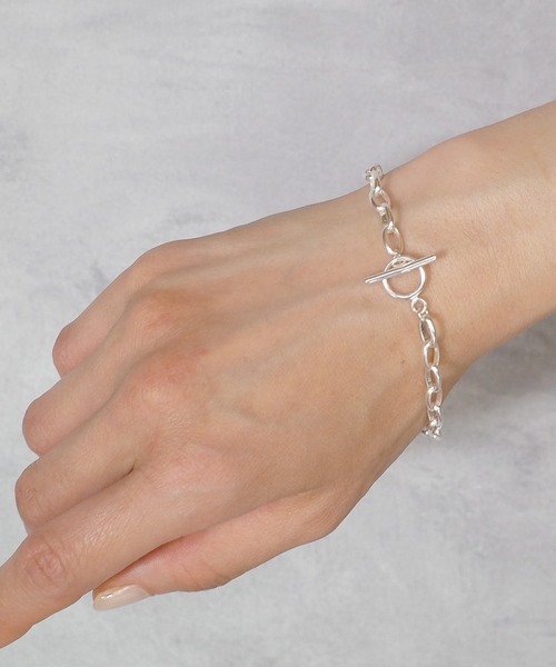 ISOLATION(アイソレーション)の「【ISOLATION / アイソレーション】silver925 Oval Chain Bracelet / オーバルチェーンブレスレット(ブレスレット・レディース・シルバー/シルバー×ゴールド・17cm)」の11枚目の写真