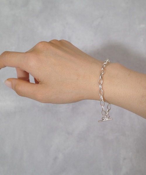 ISOLATION(アイソレーション)の「【ISOLATION / アイソレーション】silver925 Oval Chain Bracelet / オーバルチェーンブレスレット(ブレスレット・レディース・シルバー/シルバー×ゴールド・17cm)」の12枚目の写真