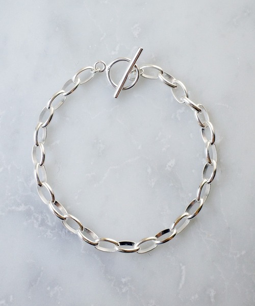 ISOLATION(アイソレーション)の「【ISOLATION / アイソレーション】silver925 Oval Chain Bracelet / オーバルチェーンブレスレット(ブレスレット・レディース・シルバー/シルバー×ゴールド・17cm)」の8枚目の写真
