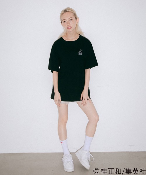 X-girl × KATSURA MASAKAZU S/S TEE 白 XL X-girl（エックスガール）の「X-girl × KATSURA MASAKAZU S/S TEE（T