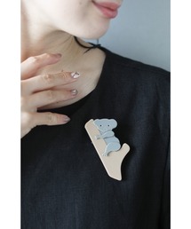 今日はどの子と出かけよう。アニマルブローチ