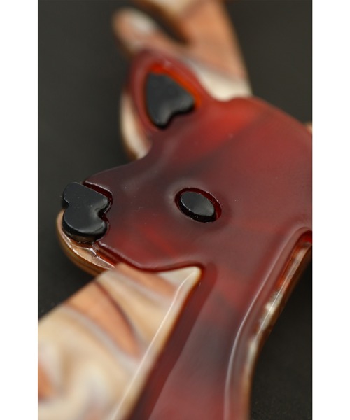 cawaii（カワイイ）の「今日はどの子と出かけよう。アニマルブローチ（ブローチ/コサージュ・レディース・ブラウン/グレー/アイボリー・FREE）」の16枚目の写真