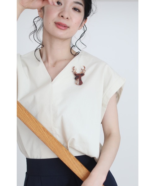 cawaii（カワイイ）の「今日はどの子と出かけよう。アニマルブローチ（ブローチ/コサージュ・レディース・ブラウン/グレー/アイボリー・FREE）」の17枚目の写真