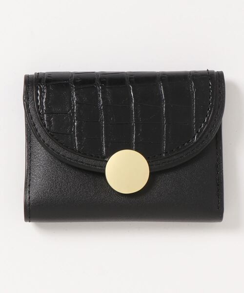 STYLEBLOCK（スタイルブロック）の「クロコダイル型押し三つ折りミニ財布（財布・レディース・レッド/ブラウン系その他/ピンク/グリーン/ブラック・FREE）」の9枚目の写真