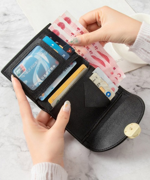 STYLEBLOCK（スタイルブロック）の「クロコダイル型押し三つ折りミニ財布（財布・レディース・レッド/ブラウン系その他/ピンク/グリーン/ブラック・FREE）」の10枚目の写真