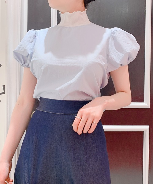 PAIN（ペイン）の「2wayパフトップス（シャツ/ブラウス・レディース・ホワイト/ブラック/ブルー/ピンク・FREE）」の3枚目の写真