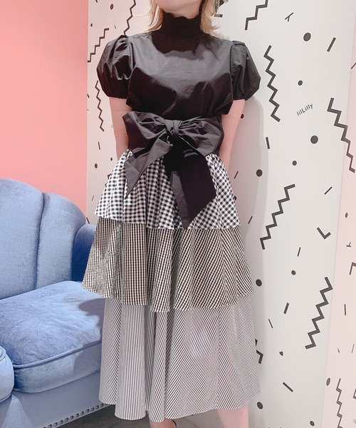 PAIN（ペイン）の「2wayパフトップス（シャツ/ブラウス・レディース・ホワイト/ブラック/ブルー/ピンク・FREE）」の10枚目の写真