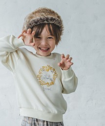 【裏起毛じゃない毛玉知らずスウェット】裏毛プリントデザイントレーナー