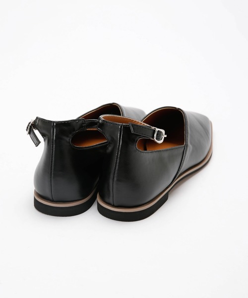 NANO universe（ナノユニバース）の「アンクルストラップフラットシューズ（パンプス・レディース・ブラック/シルバー/その他1・36/37/38）」の7枚目の写真