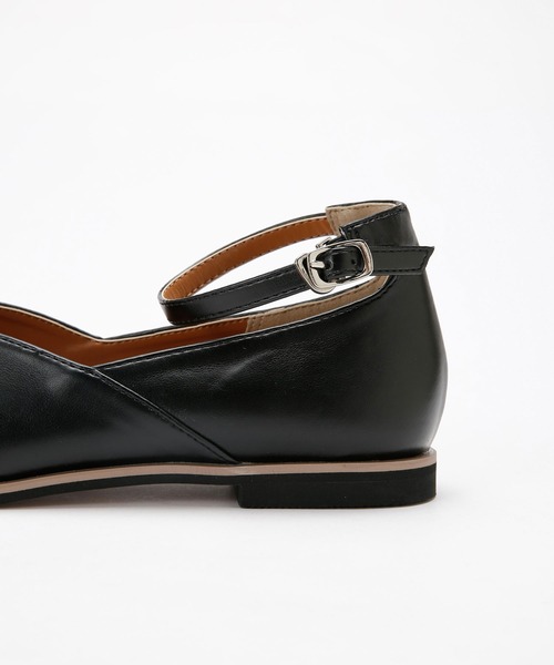 NANO universe（ナノユニバース）の「アンクルストラップフラットシューズ（パンプス・レディース・ブラック/シルバー/その他1・36/37/38）」の9枚目の写真