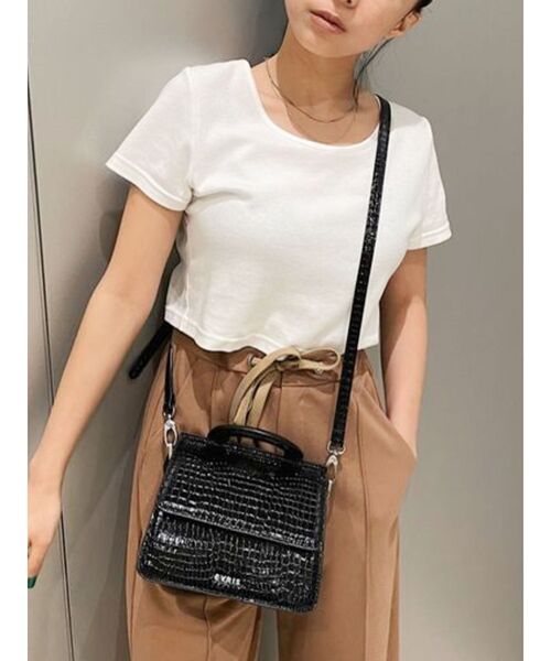 EVRIS（エヴリス）の「BASICシンプルショートTEE（Tシャツ/カットソー・レディース・ホワイト・FREE）」の7枚目の写真