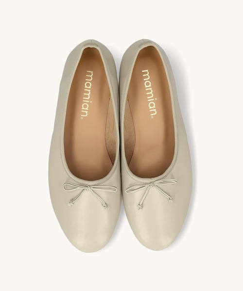 MAMIAN（マミアン）の「甲深 バレエシューズ（バレエシューズ・レディース・ブラック/ブラウン/ベージュ系その他/ブラック系その他/ブラウン系その他/アイボリー/ダークブラウン・22.5cm/23.0cm/23.5cm/24.0cm/24.5cm/25.0cm）」の11枚目の写真