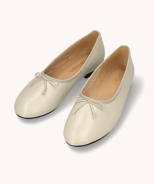 MAMIAN（マミアン）の「甲深 バレエシューズ（バレエシューズ・レディース・ブラック/ブラウン/ベージュ系その他/ブラック系その他/ブラウン系その他/アイボリー/ダークブラウン・22.5cm/23.0cm/23.5cm/24.0cm/24.5cm/25.0cm）」の14枚目の写真