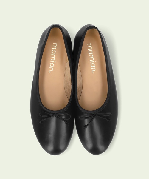 MAMIAN（マミアン）の「甲深 バレエシューズ（バレエシューズ・レディース・ブラック/ブラウン/ベージュ系その他/ブラック系その他/ブラウン系その他/アイボリー/ダークブラウン・22.5cm/23.0cm/23.5cm/24.0cm/24.5cm/25.0cm）」の16枚目の写真