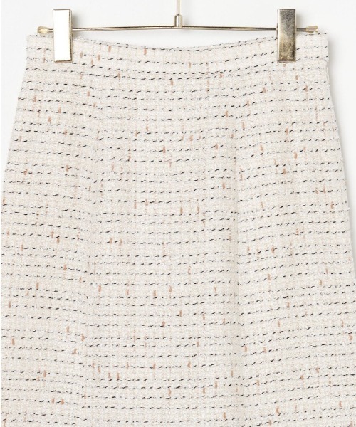 Verybrain(ベリーブレイン)の「very brain/VS-098 ツイードマーメイドSK(スカート・レディース・アイボリー・M)」の7枚目の写真