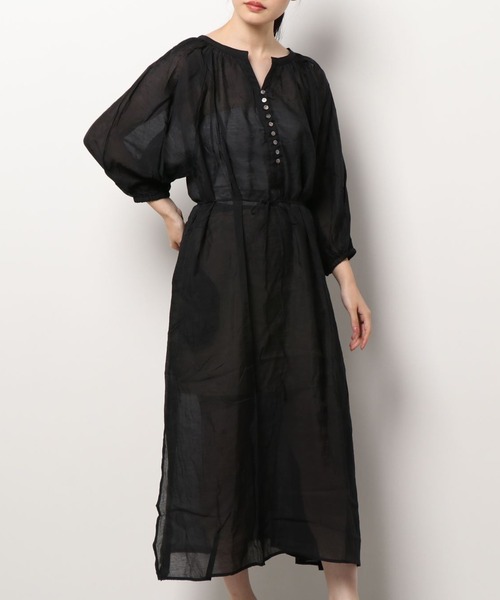 Cookie Chocolate(クッキーチョコレート)の「2WAYボリュームマキシワンピース(ワンピース・レディース・ブラック/ピンク・M)」の2枚目の写真