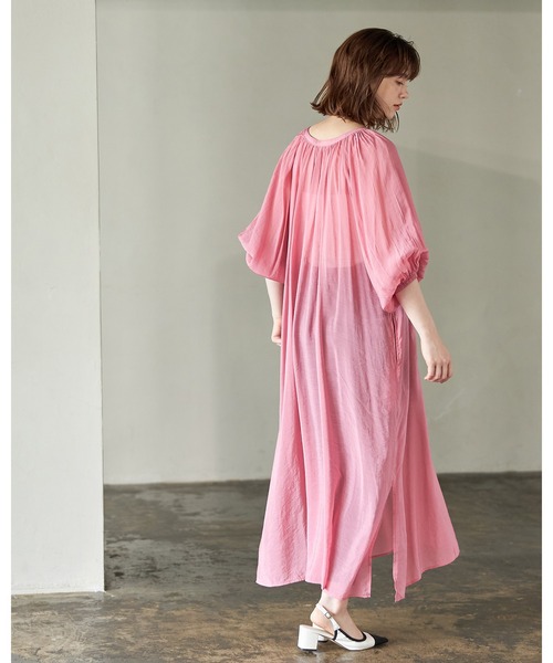 Cookie Chocolate(クッキーチョコレート)の「2WAYボリュームマキシワンピース(ワンピース・レディース・ブラック/ピンク・M)」の18枚目の写真