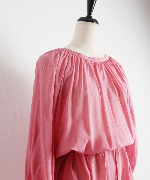 Cookie Chocolate(クッキーチョコレート)の「2WAYボリュームマキシワンピース(ワンピース・レディース・ブラック/ピンク・M)」の10枚目の写真