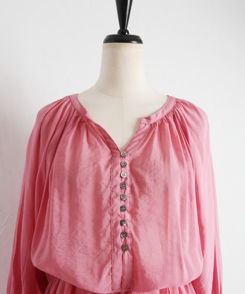 Cookie Chocolate(クッキーチョコレート)の「2WAYボリュームマキシワンピース(ワンピース・レディース・ブラック/ピンク・M)」の16枚目の写真