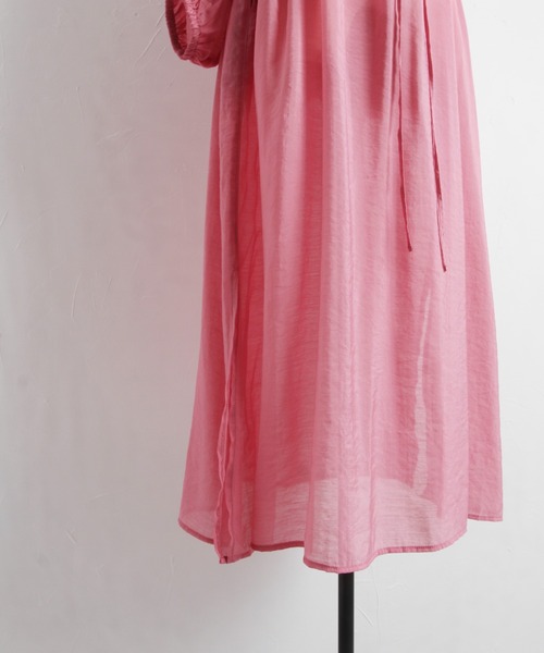 Cookie Chocolate(クッキーチョコレート)の「2WAYボリュームマキシワンピース(ワンピース・レディース・ブラック/ピンク・M)」の5枚目の写真