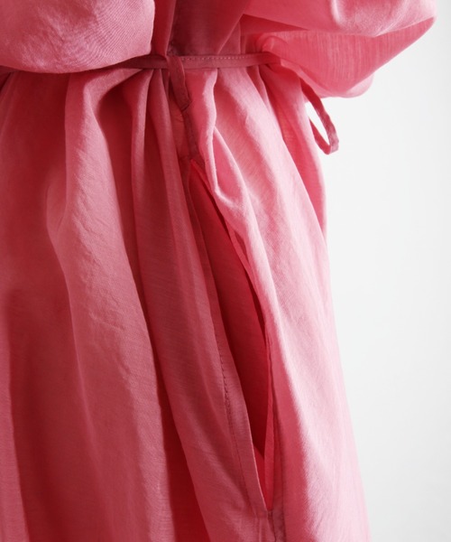 Cookie Chocolate(クッキーチョコレート)の「2WAYボリュームマキシワンピース(ワンピース・レディース・ブラック/ピンク・M)」の20枚目の写真