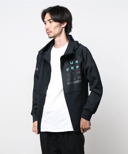UNDER ARMOUR（アンダーアーマー）の「アンダーアーマー UA HYBRID KNIT JACKET（その他アウター・メンズ・ホワイト/ブラック・3L/M/L/LL/S）」の2枚目の写真