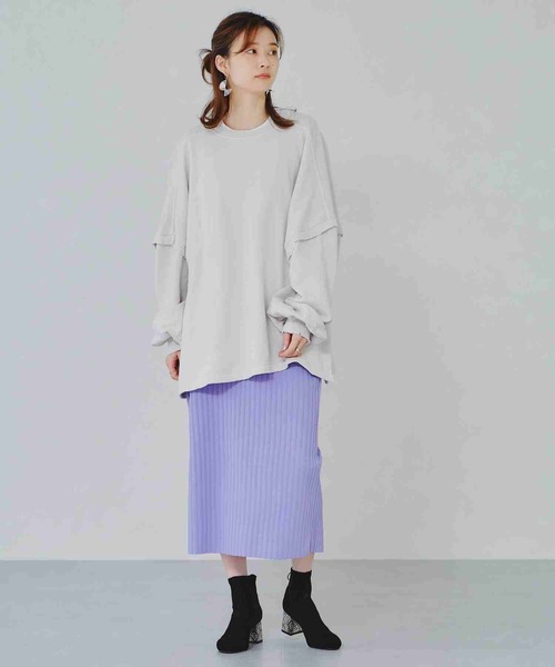 ORiental TRaffic(オリエンタルトラフィック)の「ストレッチ異素材ヒールブーツ/11411(ブーツ・レディース・ブラック/ブラウン/カーキ・LL/3L/S/M/L/SS)」の10枚目の写真