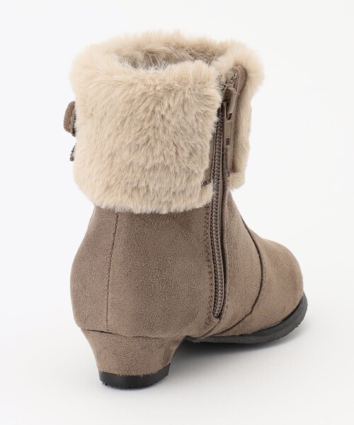 ANY（エニィ）の「レースアップフェイクファーブーティ（その他シューズ・キッズ・ベージュ系/ブラック系・21/22/18/19/20）」の3枚目の写真