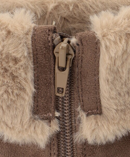 ANY（エニィ）の「レースアップフェイクファーブーティ（その他シューズ・キッズ・ベージュ系/ブラック系・21/22/18/19/20）」の5枚目の写真