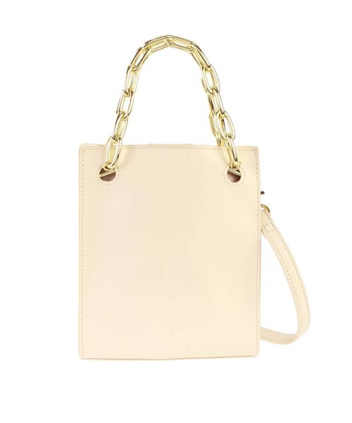 LAGUNAMOON（ラグナムーン）の「チェーンショルダーミニバック（ショルダーバッグ・レディース・アイボリー/パープル・FREE）」の13枚目の写真