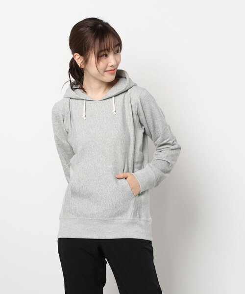 Champion（チャンピオン）の「Champion/リバースウィーブ スウェットパーカー 長袖（パーカー・レディース・ホワイト/グレー/ブラック・L/M）」の12枚目の写真