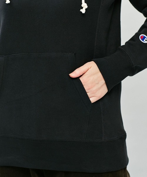 Champion（チャンピオン）の「Champion/リバースウィーブ スウェットパーカー 長袖（パーカー・レディース・ホワイト/グレー/ブラック・L/M）」の10枚目の写真