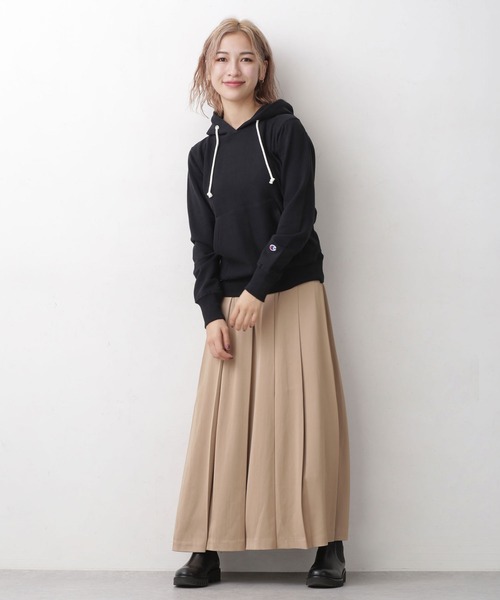 Champion（チャンピオン）の「Champion/リバースウィーブ スウェットパーカー 長袖（パーカー・レディース・ホワイト/グレー/ブラック・L/M）」の14枚目の写真