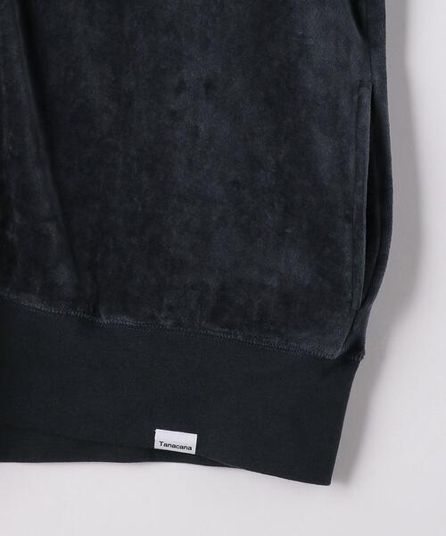 green label relaxing（グリーンレーベルリラクシング）の「＜Tanacana (タナカーナ)＞ ベロア Vネック カーディガン（カーディガン/ボレロ・レディース・ライトグレー/パープル/ネイビー・FREE）」の9枚目の写真